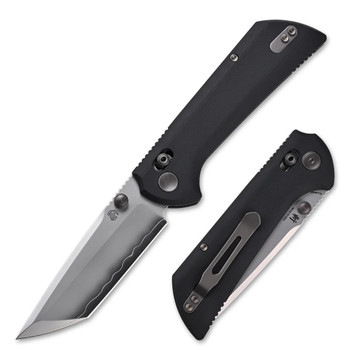 North Mountain Blade Folding Knife Black G10 Handle SLD-Magic Tanto Plain Edge 2532-BK