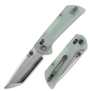 North Mountain Blade Folding Knife Jade G10 Handle SLD-Magic Tanto Plain Edge 2532-JD