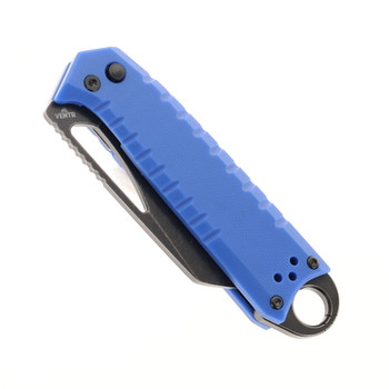 Ketuo Ventr V2 Folding Knife Blue G10 Handle Black Stonewashed 14C28N Blade