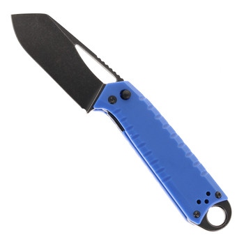 Ketuo Ventr V2 Folding Knife Blue G10 Handle Black Stonewashed 14C28N Blade