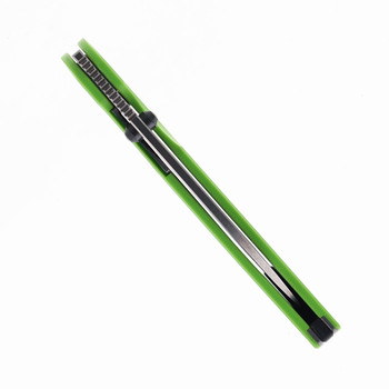 Puppy Tools Snakelet Folding Knife Green G10 Handle Stonewashed M390 Blade