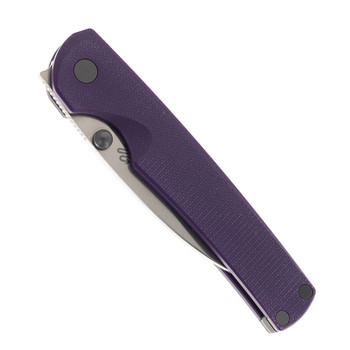Puppy Tools Snakelet Folding Knife Purple G10 Handle Stonewashed M390 Blade