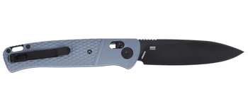CRKT Counterpart Folding Knife Gray GRN Handle 12C27 Drop Point Plain Edge Black Oxide Finish K430GKP