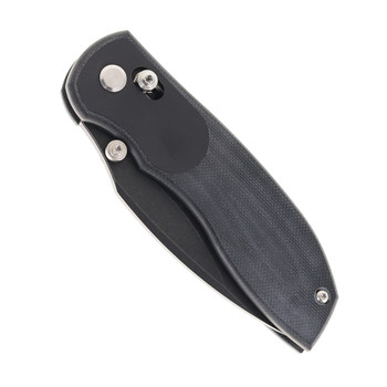 Tuya Big Belly Folding Knife Black G10 Handle 154CM Black Plain Edge