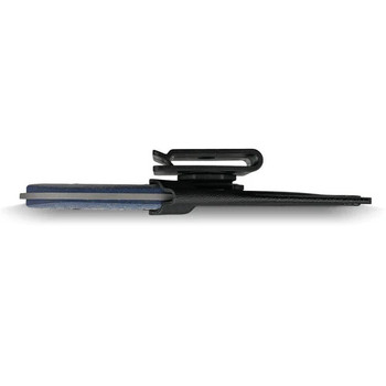 Vosteed Inferno Fixed Blade Knife Blue Ocean Micarta Handle 14C28N Drop Point Plain Edge Beadblast Finish A0802