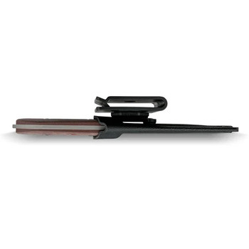 Vosteed Raccoon TiSlim Folding Knife Dark Reddish Purple Titanium Handle 154CM Drop Point Plain Edge Copper Dune Finish A4503