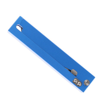 (Scratches) Open Box/Returned Daily Carry Co Knives Parachute 14C28N Ai Blue Aluminum Gravity Knife