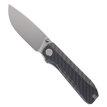 KB Zephyr Folding Knife Flame Titanium & Carbon Fiber Handle M390 Blade KB431B