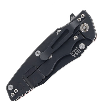 Hinderer Eklipse Slicer Folding Knife Red G10 Handle Battle Black S45VN Blade & Lockside