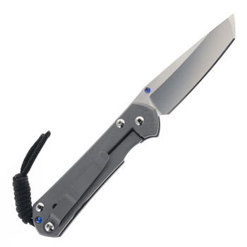 Chris Reeve Small Sebenza Folding Knife Gray Titanium Handle Tanto Magnacut  Blade S31-1010