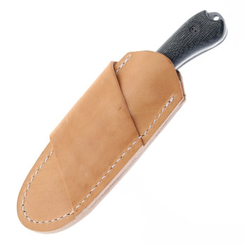 Bradford Knives 3D Guardian 3 Fixed Blade Knife Black Micarta Handle Elmax False Edge Grind 3FE-101-EL