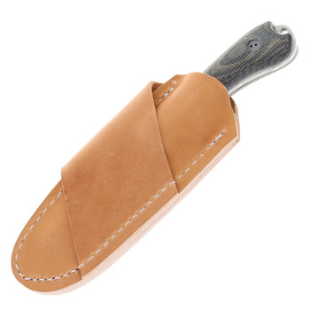 Bradford Knives Guardian3.2 Fixed Blade Knife Camo Micarta Handle M390 Stonewashed Finish Sabre Grind 3.2S-109-M390