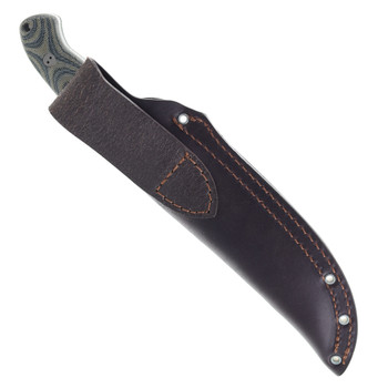 Bradford Knives Fixed Blade Knife Camo Micarta Handle CPM-3V Stonewash Finish Sabre Grind 5.5S-109-3V