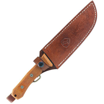 Condor Mountain Pass Camp Fixed Blade Knife Natural Canvas Micarta Handle 1095HC Plain Edge CTK28357HC
