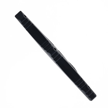 Microtech Nemesis IV Single-Action OTF Automatic Knife Marfione Select Black Aluminum Alloy Handle M390MK Stonewashed Double Edge Blade 1152-10MS1