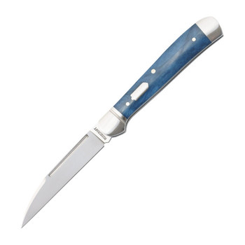 Rosecraft Snake Creek Copperhead Folding Knife Blue Bone Handle
