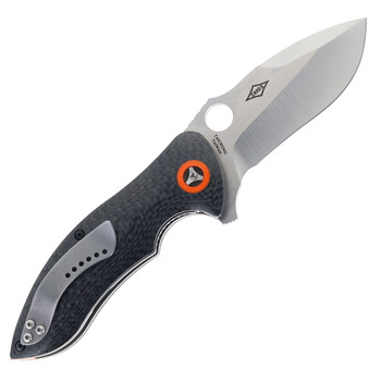 (From Collection) Spyderco Rubicon Folding Knife Carbon Fiber Handle S30V Satin Blade C187CFP