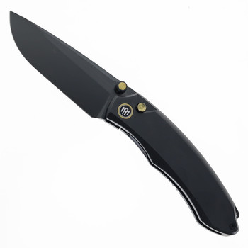 Remette Wild Species Folding Knife Black Titanium Handle M390 Plain Black Blade WD108-N2