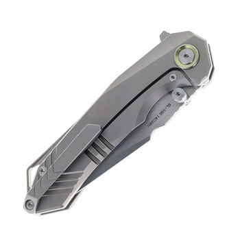 SixLeaf Folding Knife Titanium/Carbon Fiber Handle 14C28N Plain Edge SL-100-CF