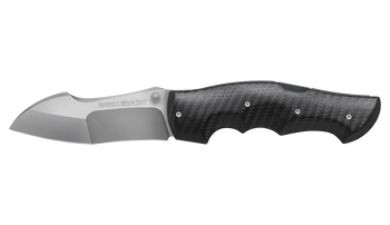 (Stains) Open Box/Returned Viper Rhino1 Folding Knife Black Canvas Micarta Handle Elmax Plain Edge Stonewash Finish V5903FC