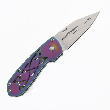 Discontinued Benchmade Benchmite Automatic Knife Limited Edition Rainbow Titanium Handle 154CM Blade 3100-401