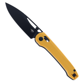 (´・・`) Bestech Cobber Folding Knife Yellow G10 Handle 14C28N Plain Edge