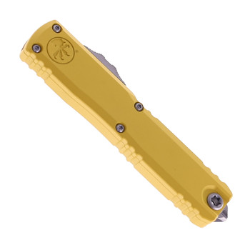 Microtech Ultratech Gen IV OTF Yellow Aluminum Handle S/E M390MK Stonewash Blade 11214-10YW