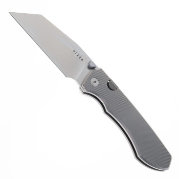 Kizer Wharning Folding Knife Ki3738A1 Titanium Handle Satin Elmax