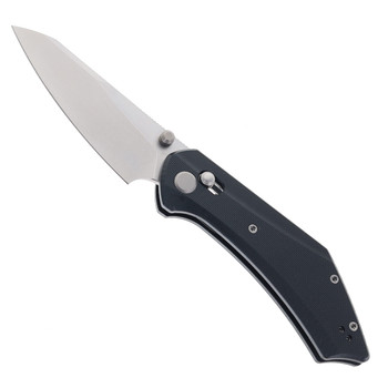 GEO Knife Divid Folding Knife Black G10 Handle M390 Drop Point Plain Edge Stonewash Finish GEO2507E