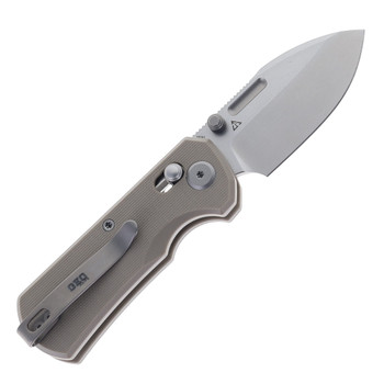 GEO Knife Divid Folding Knife Blue G10 Handle M390 Drop Point Plain Edge Stonewash Finish GEO2507F