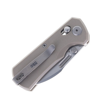 GEO Knife Divid Folding Knife Blue G10 Handle M390 Drop Point Plain Edge Stonewash Finish GEO2507F