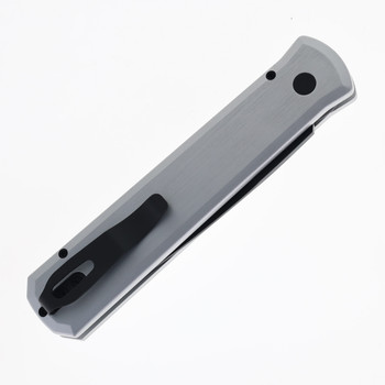 Pro-Tech Godfather Automatic Knife Silver Aluminum Handle Black DLC 154CM Blade 921-SILVER