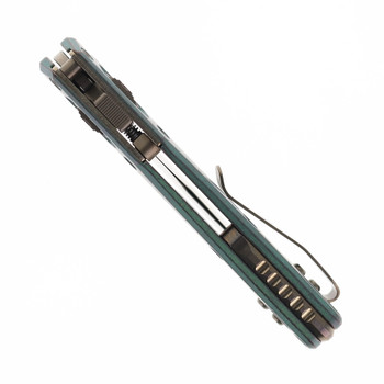 Microtech Mini MSI RAM-LOK Marfione Select Folding Knife Bronze M390MK Antique Green Titanium Bronze Accent Handle 210M-13MS2