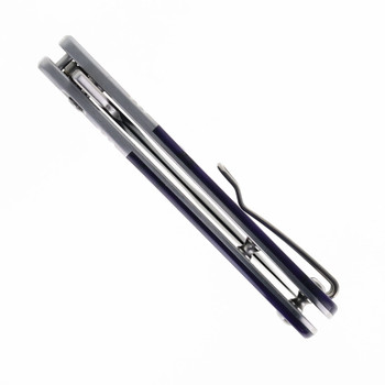 Finch Knives El Camino Folding Knife Purple Haze Krinite Handle 14c28n Blade EL920