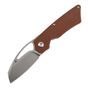 Tenable Goblin L Folding Knife Brown Micarta Handle 14C28N