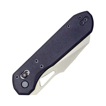 TacKnives The Viper Folding Knife Black G10 Handle 14C28N Plain Edge Satin Finish TK-Viper-BK
