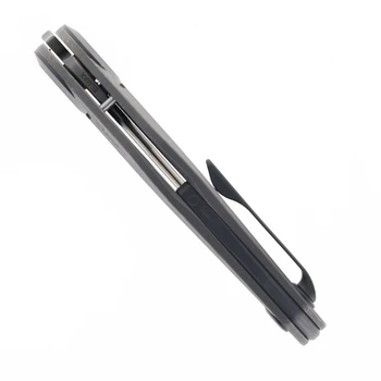 Reate VK-CLU Folding Knife Darkwashed Titanium Handle Darkwashed Elmax Blade