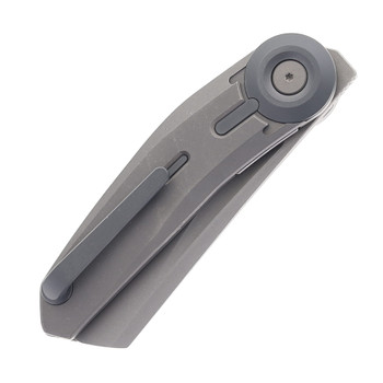 Reate VK-CLU Folding Knife Darkwashed Titanium Handle Darkwashed Elmax Blade