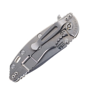 Hinderer Knives XM-18 3.5" Spanto Folding Knife Coyote G10 Stonewashed Titanium Handle Stonewashed Magnacut Blade