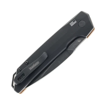 Kershaw Launch Iridium Side Opening Auto Knife Flat Dark Earth G10 Handle Blackwashed Finish CPM MagnaCut Spear Point Blade 7038FDEG