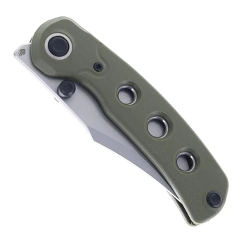 Kizer Pioneer Folding Knife Green G10 Handle Blasted/Stonewashed 14c28n Blade ZX-FK03-M2