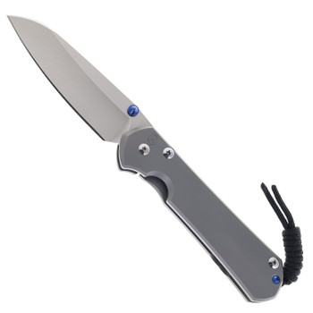 Chris Reeve Large Sebenza 31 Plain Titanium Glass Blasted Magnacut Insingo Blade L31-1685