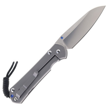 Chris Reeve Large Sebenza 31 Plain Titanium Glass Blasted Magnacut Insingo Blade L31-1685