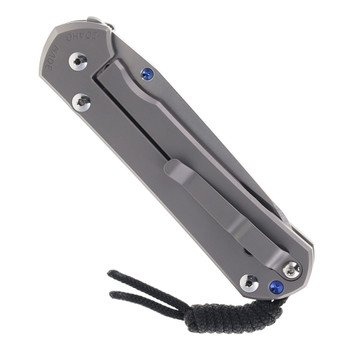 Chris Reeve Large Sebenza 31 Plain Titanium Glass Blasted Magnacut Insingo Blade L31-1685