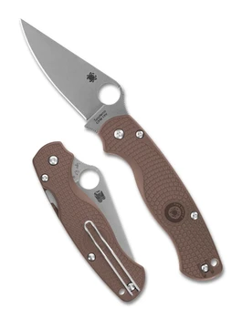 (Coming Soon) Spyderco Sprint Run Paramilitary 2 Lightweight Folding Knife Brown FRN Handle CPM 15V Blade C81PBN15V2