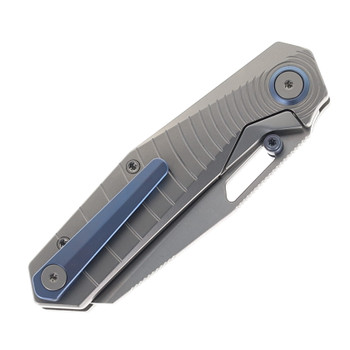 (Coming Soon) Divo Knives SmallBoy Pocket Knife Titanium Handle S90V Stonewashed Blade