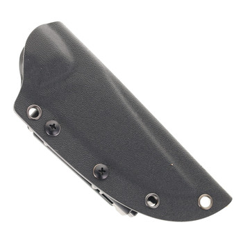 Klaken Fixed Blade Knife Carbon Fiber/G10 Handle D2 Plain Edge Black Stonewash Finish Z012-DUSKHORN