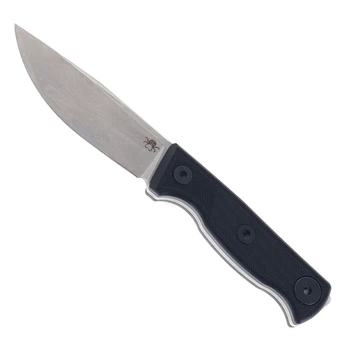 Klaken Fixed Blade Knife Black G10 Handle 14C28N Plain Edge Black Stonewash Finish Z067-CITADEL-BLK-BLK