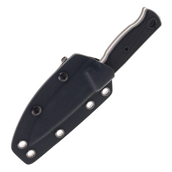 Klaken Fixed Blade Knife Black G10 Handle 14C28N Plain Edge Black Stonewash Finish Z067-CITADEL-BLK-BLK