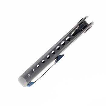 (Minor Scuff on Handle) Open Box/Returned Tuya Persia Folding Knife Integral Titanium Handle w/ Holes S90V Blade T1750-A #7